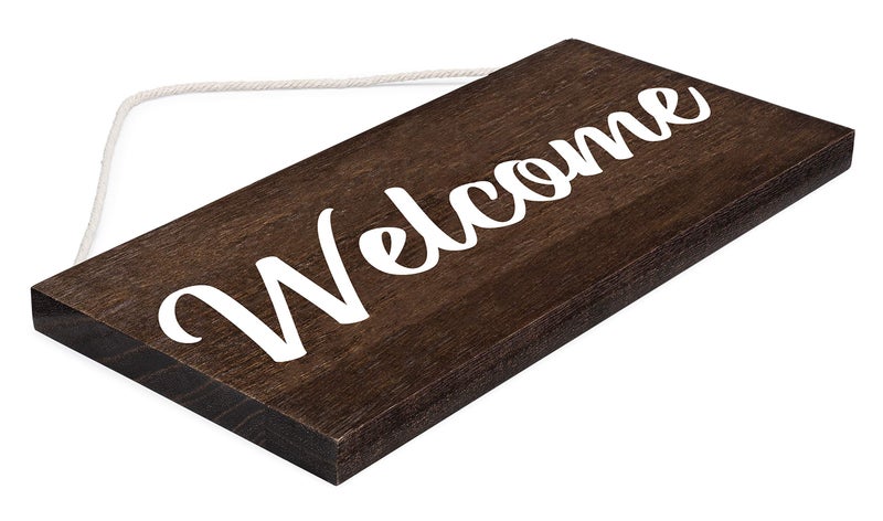 Pulse Brands Welcome Sign for Front Door - Welcome Signs for Front Porch - Outdoor Welcome Signs for Porch - Front Porch Decor Farmhouse Decorations - Door Decorations - Porch Signs and Decor Outdoor - Image 2